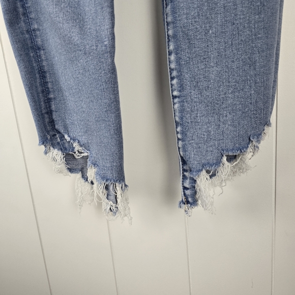 American Eagle Hi Rise Jegging Crop Jeans Next Level Stretch Size 4 regular - Picture 10 of 14